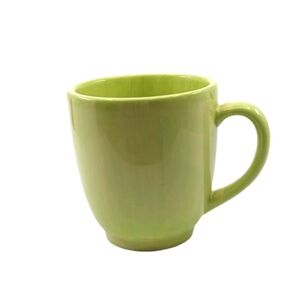 HausenWare hand painted large green coffee mug